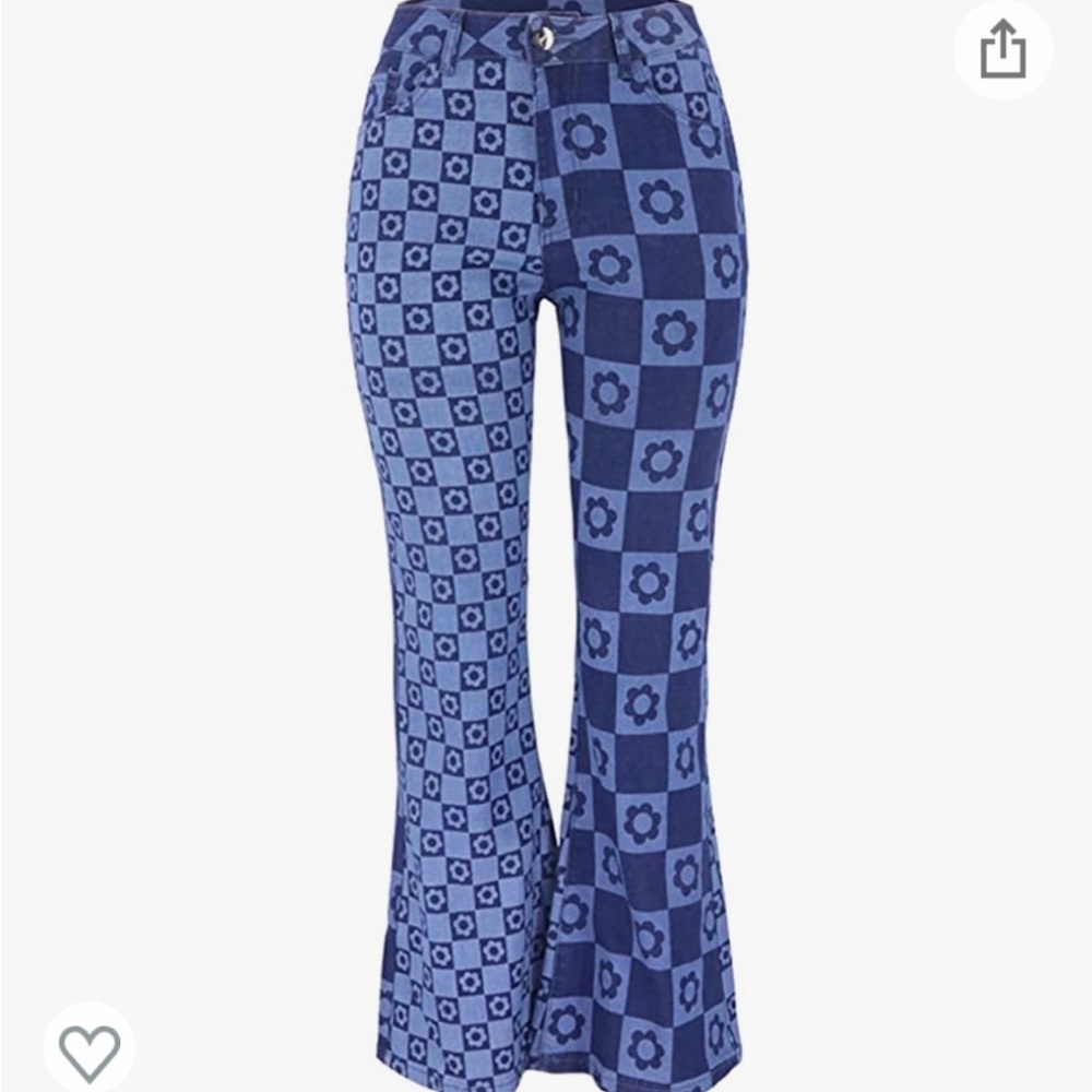 Flower bell bottoms